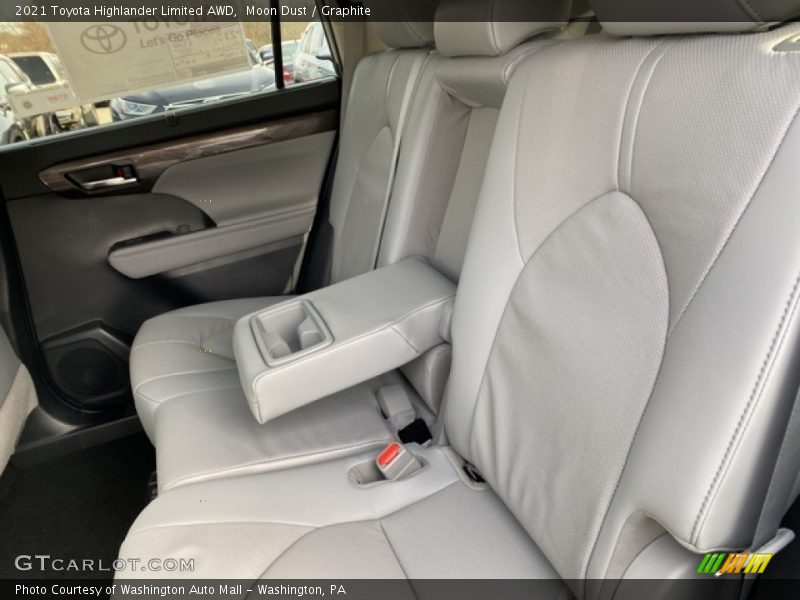 Rear Seat of 2021 Highlander Limited AWD