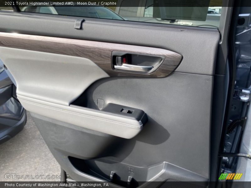 Door Panel of 2021 Highlander Limited AWD