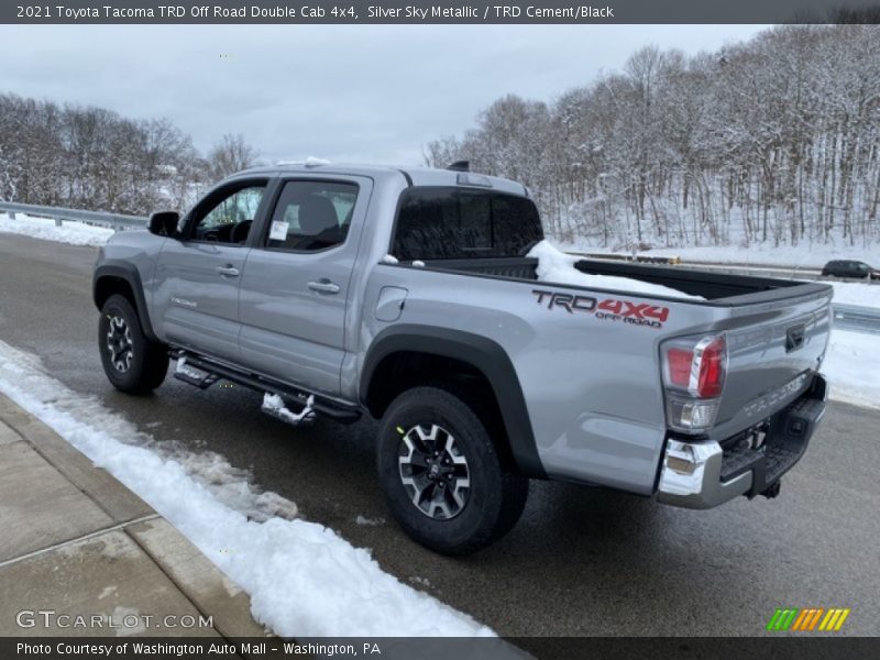 Silver Sky Metallic / TRD Cement/Black 2021 Toyota Tacoma TRD Off Road Double Cab 4x4