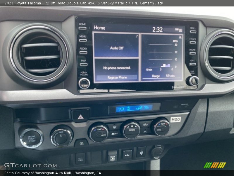 Controls of 2021 Tacoma TRD Off Road Double Cab 4x4