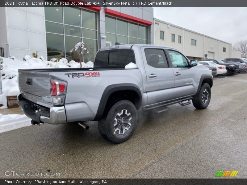 Silver Sky Metallic / TRD Cement/Black 2021 Toyota Tacoma TRD Off Road Double Cab 4x4