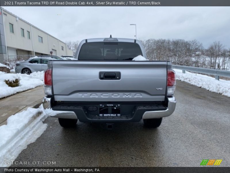 Silver Sky Metallic / TRD Cement/Black 2021 Toyota Tacoma TRD Off Road Double Cab 4x4