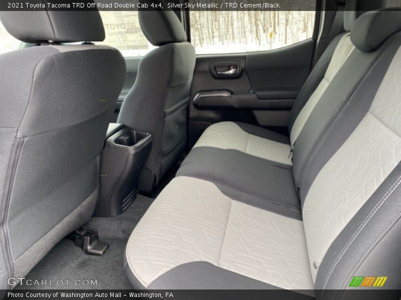 Rear Seat of 2021 Tacoma TRD Off Road Double Cab 4x4