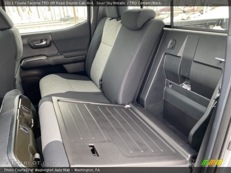 Rear Seat of 2021 Tacoma TRD Off Road Double Cab 4x4
