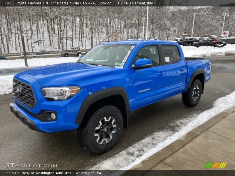 Front 3/4 View of 2021 Tacoma TRD Off Road Double Cab 4x4