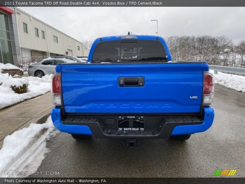 Voodoo Blue / TRD Cement/Black 2021 Toyota Tacoma TRD Off Road Double Cab 4x4