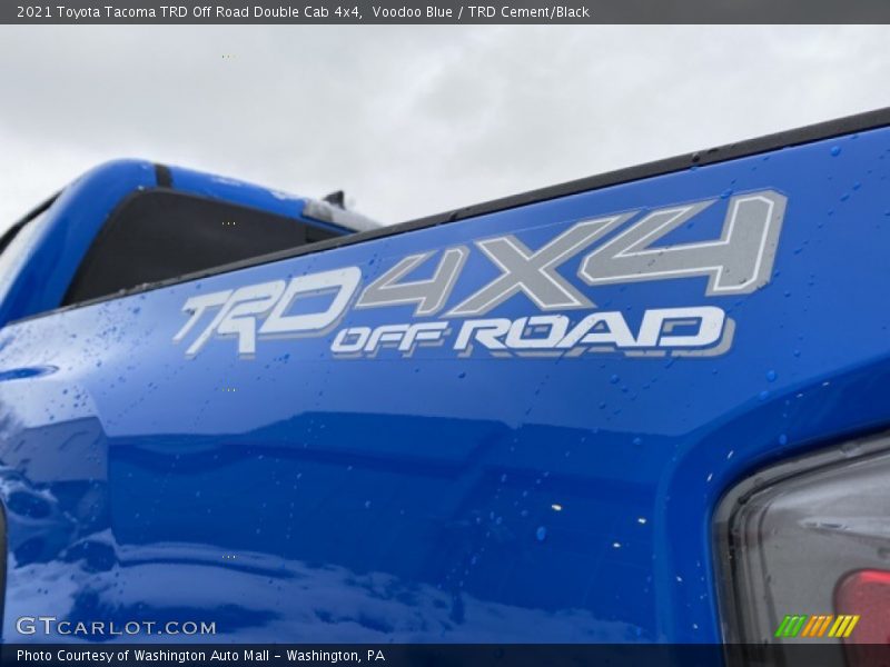 Voodoo Blue / TRD Cement/Black 2021 Toyota Tacoma TRD Off Road Double Cab 4x4