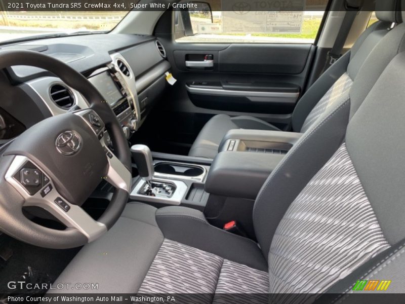 Super White / Graphite 2021 Toyota Tundra SR5 CrewMax 4x4