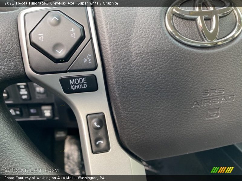 Super White / Graphite 2021 Toyota Tundra SR5 CrewMax 4x4