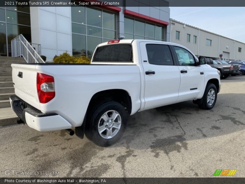 Super White / Graphite 2021 Toyota Tundra SR5 CrewMax 4x4