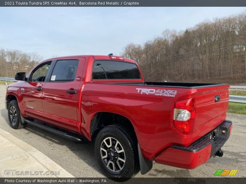 Barcelona Red Metallic / Graphite 2021 Toyota Tundra SR5 CrewMax 4x4