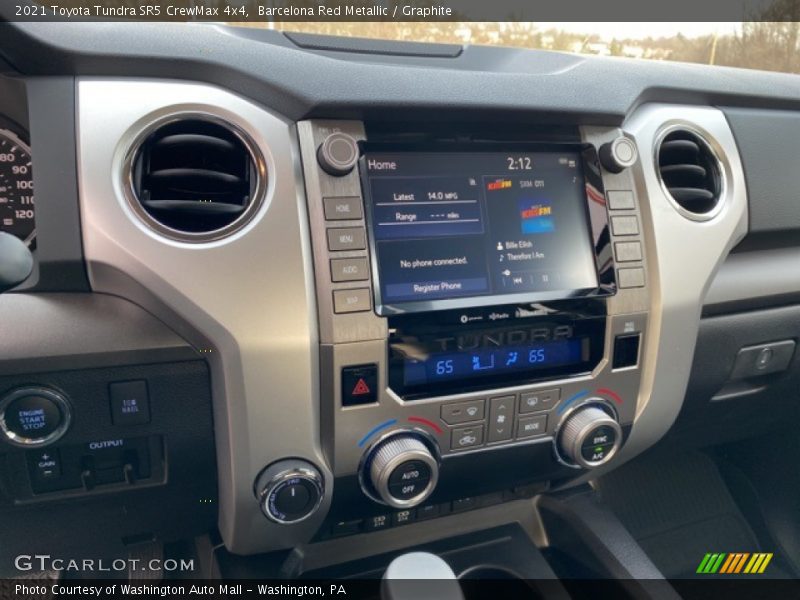 Barcelona Red Metallic / Graphite 2021 Toyota Tundra SR5 CrewMax 4x4
