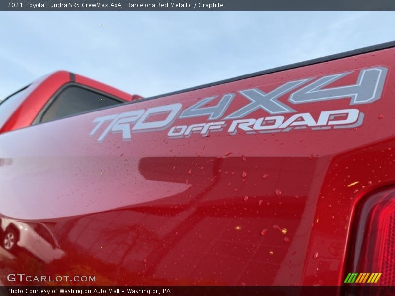 Barcelona Red Metallic / Graphite 2021 Toyota Tundra SR5 CrewMax 4x4