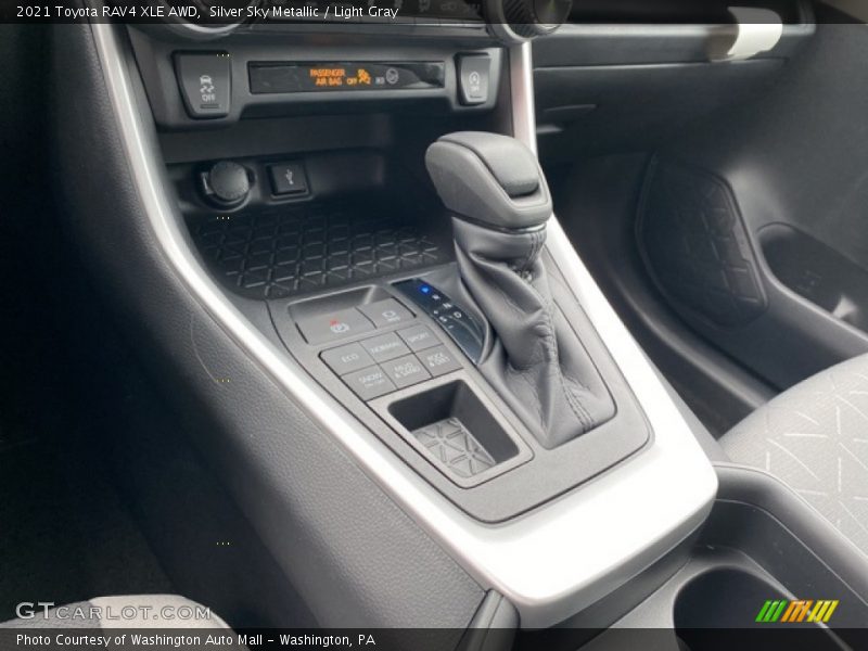 Silver Sky Metallic / Light Gray 2021 Toyota RAV4 XLE AWD