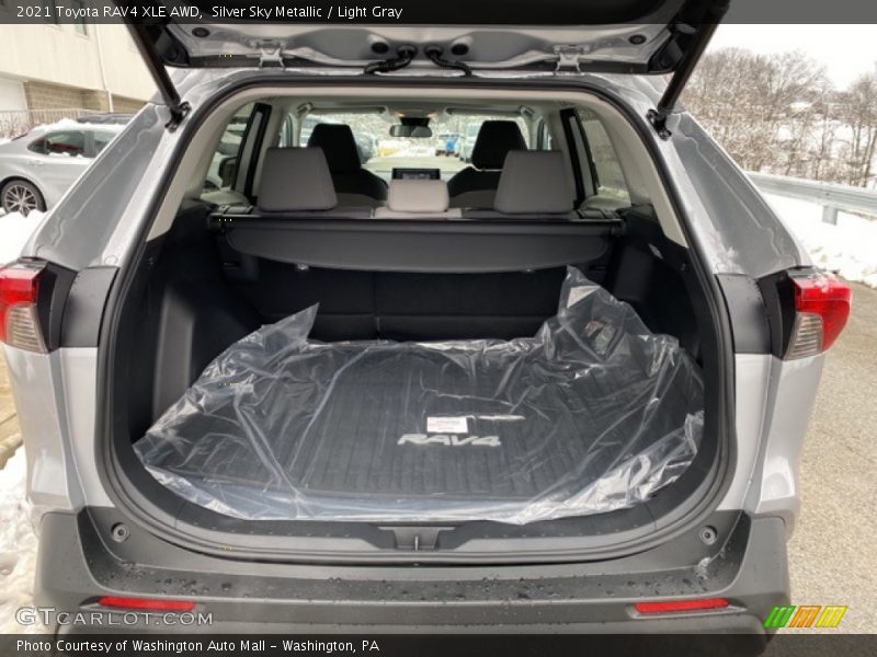 Silver Sky Metallic / Light Gray 2021 Toyota RAV4 XLE AWD