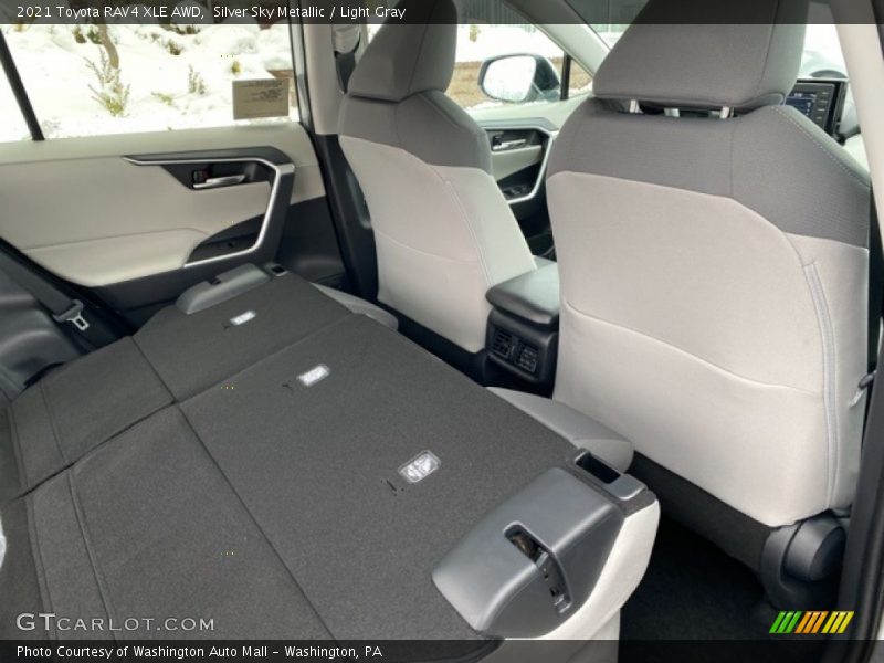 Silver Sky Metallic / Light Gray 2021 Toyota RAV4 XLE AWD