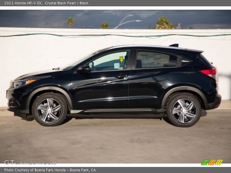 Crystal Black Pearl / Black 2021 Honda HR-V EX