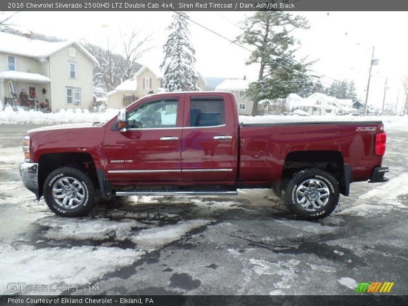  2016 Silverado 2500HD LTZ Double Cab 4x4 Siren Red Tintcoat