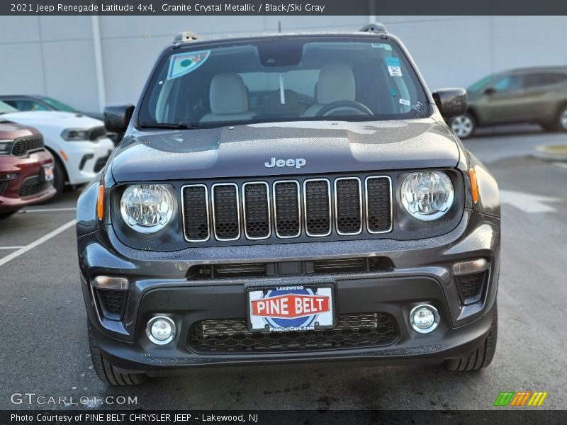 Granite Crystal Metallic / Black/Ski Gray 2021 Jeep Renegade Latitude 4x4