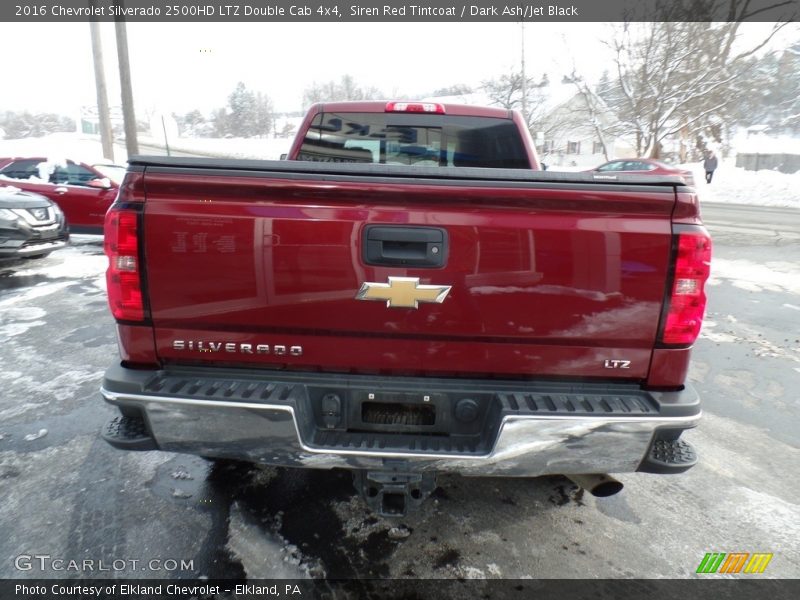 Siren Red Tintcoat / Dark Ash/Jet Black 2016 Chevrolet Silverado 2500HD LTZ Double Cab 4x4