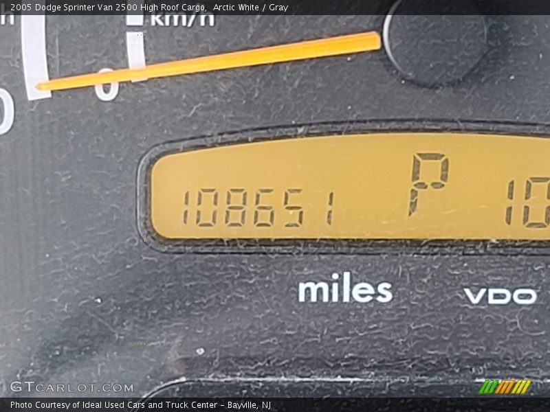 Arctic White / Gray 2005 Dodge Sprinter Van 2500 High Roof Cargo