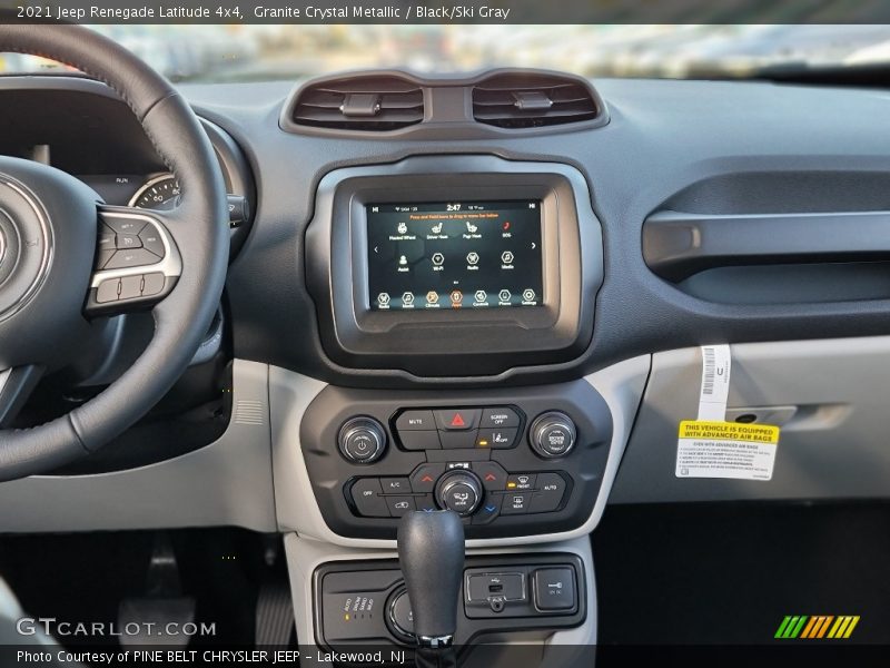 Controls of 2021 Renegade Latitude 4x4