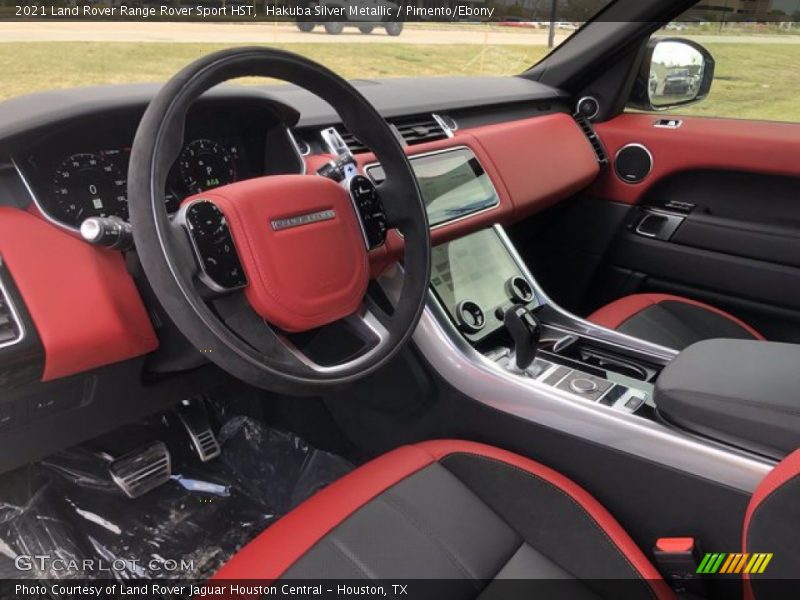 Dashboard of 2021 Range Rover Sport HST