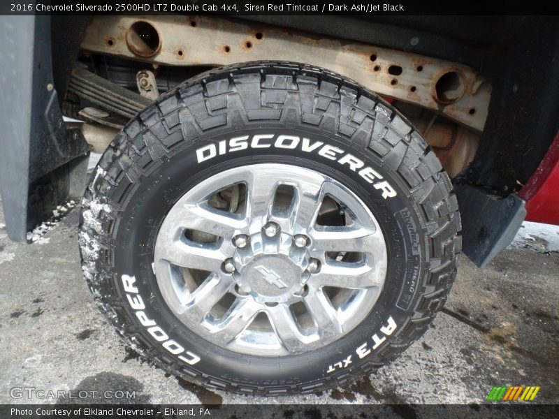 Siren Red Tintcoat / Dark Ash/Jet Black 2016 Chevrolet Silverado 2500HD LTZ Double Cab 4x4