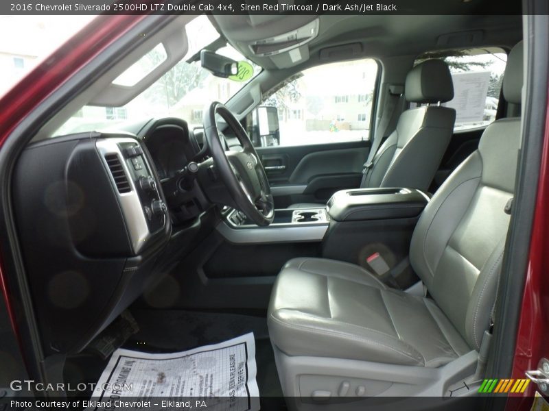 Front Seat of 2016 Silverado 2500HD LTZ Double Cab 4x4