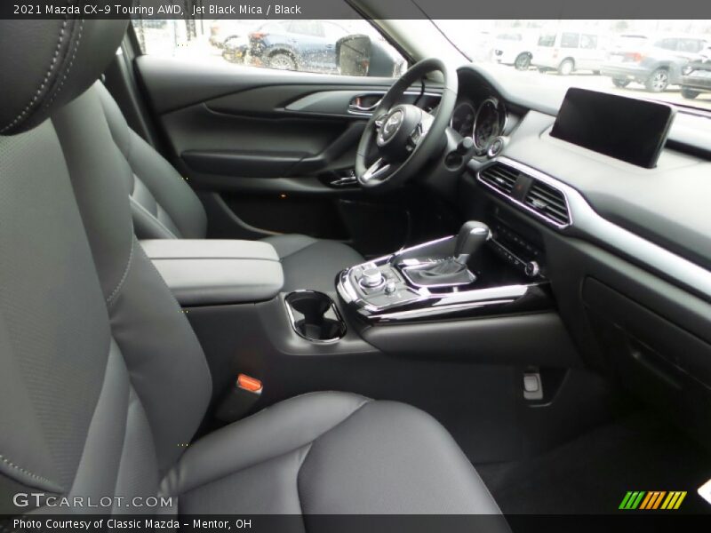 Jet Black Mica / Black 2021 Mazda CX-9 Touring AWD