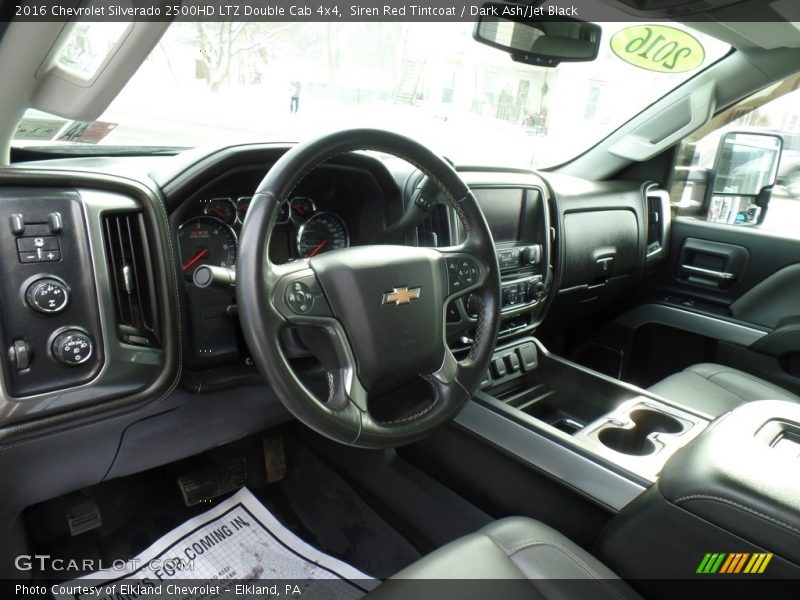 Siren Red Tintcoat / Dark Ash/Jet Black 2016 Chevrolet Silverado 2500HD LTZ Double Cab 4x4