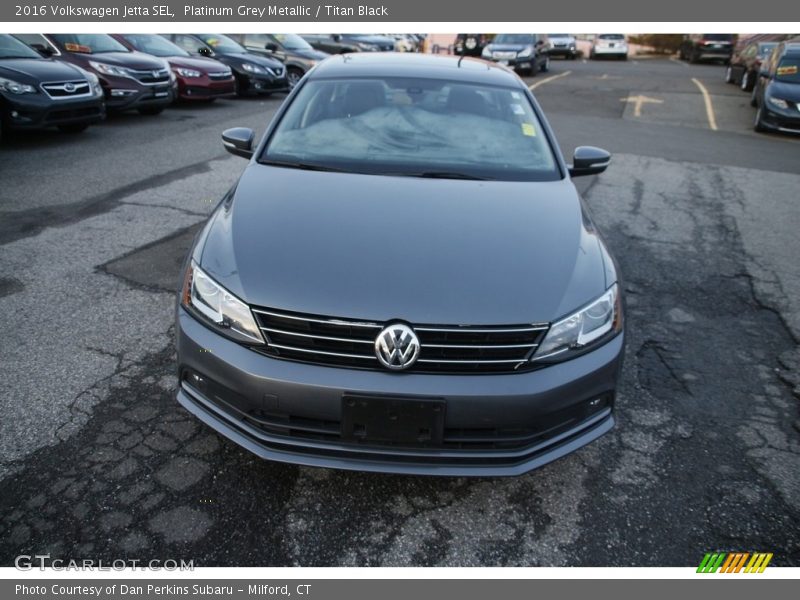 Platinum Grey Metallic / Titan Black 2016 Volkswagen Jetta SEL
