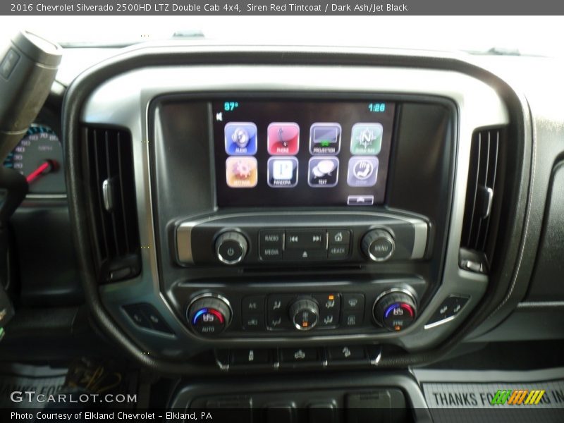Siren Red Tintcoat / Dark Ash/Jet Black 2016 Chevrolet Silverado 2500HD LTZ Double Cab 4x4