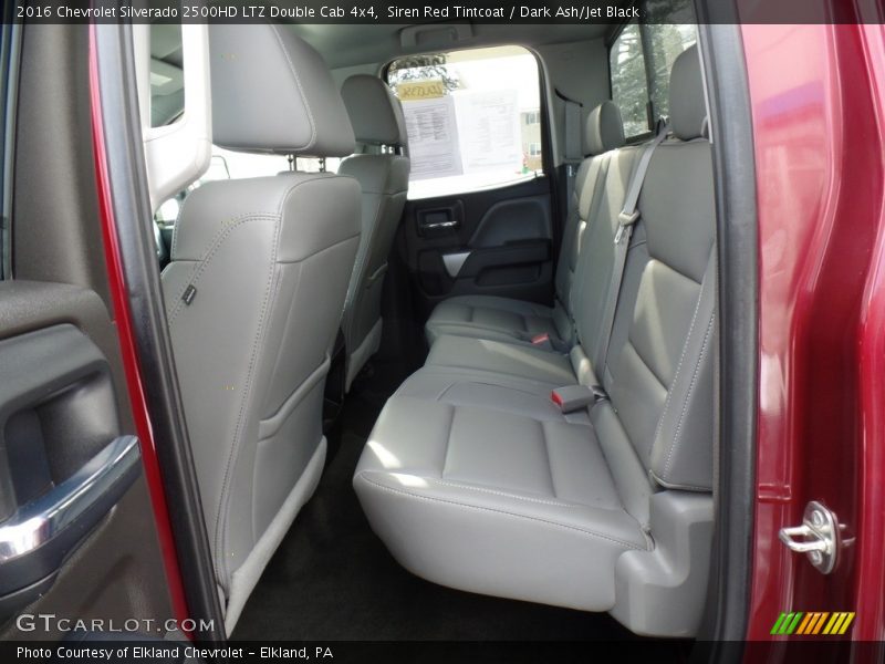 Rear Seat of 2016 Silverado 2500HD LTZ Double Cab 4x4
