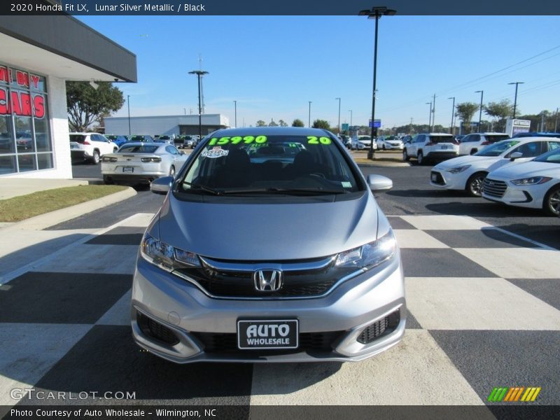 Lunar Silver Metallic / Black 2020 Honda Fit LX