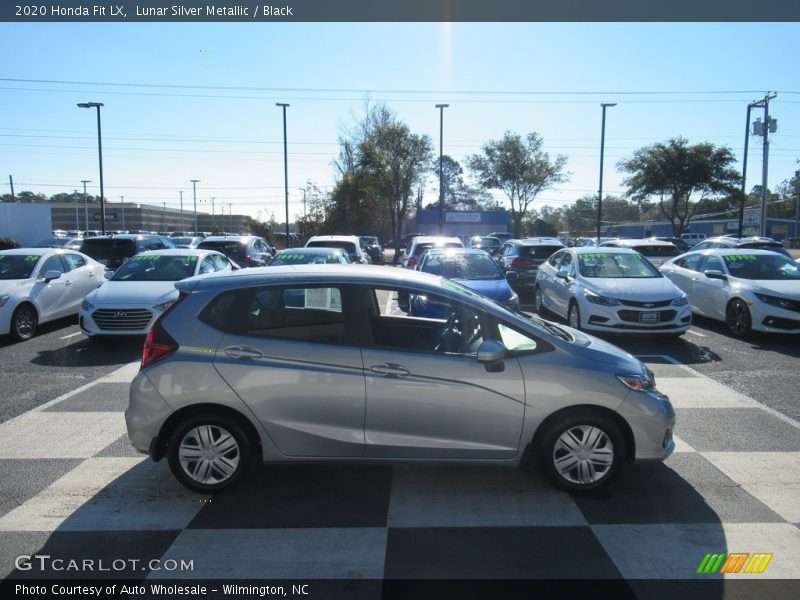 Lunar Silver Metallic / Black 2020 Honda Fit LX