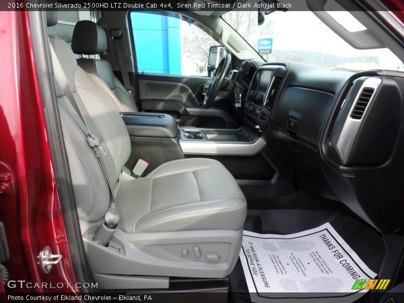 Front Seat of 2016 Silverado 2500HD LTZ Double Cab 4x4