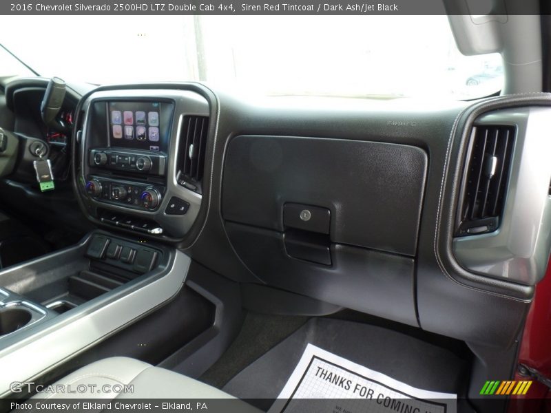 Siren Red Tintcoat / Dark Ash/Jet Black 2016 Chevrolet Silverado 2500HD LTZ Double Cab 4x4