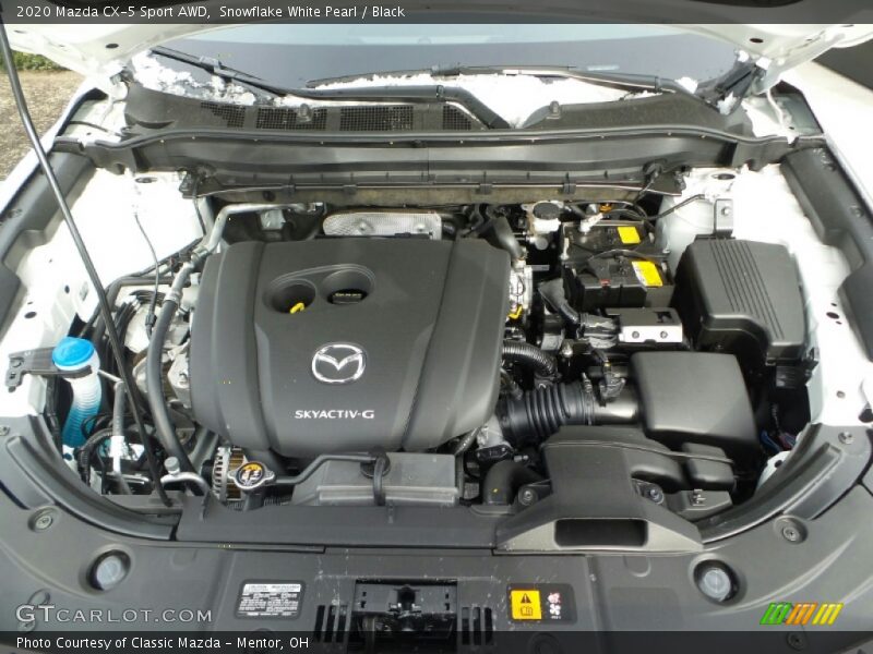  2020 CX-5 Sport AWD Engine - 2.5 Liter SKYACTIV-G DI DOHC 16-Valve VVT 4 Cylinder