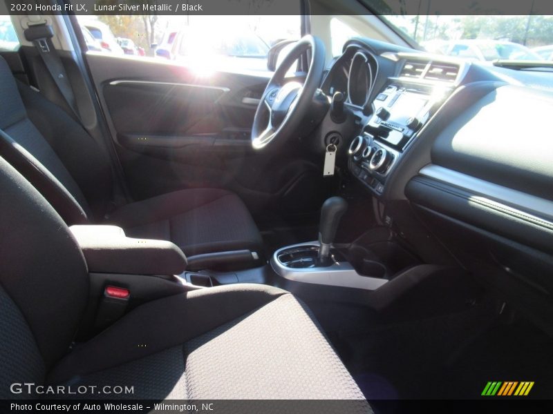 Lunar Silver Metallic / Black 2020 Honda Fit LX