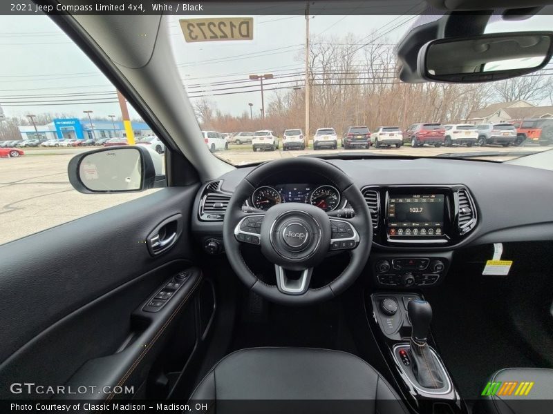 White / Black 2021 Jeep Compass Limited 4x4