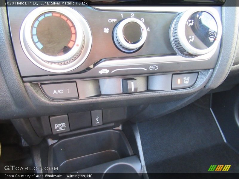 Lunar Silver Metallic / Black 2020 Honda Fit LX