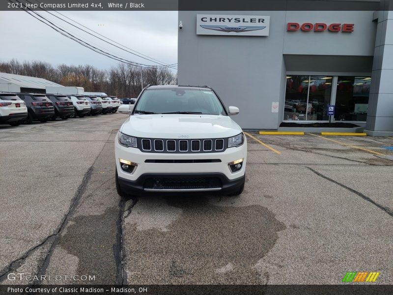 White / Black 2021 Jeep Compass Limited 4x4