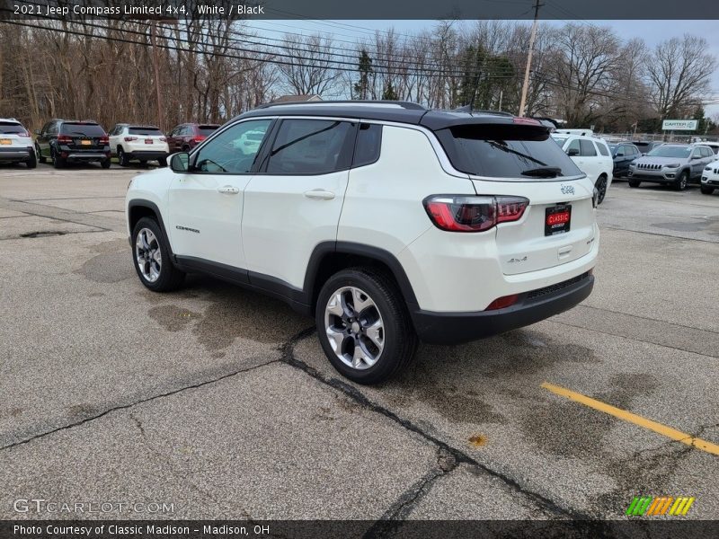 White / Black 2021 Jeep Compass Limited 4x4
