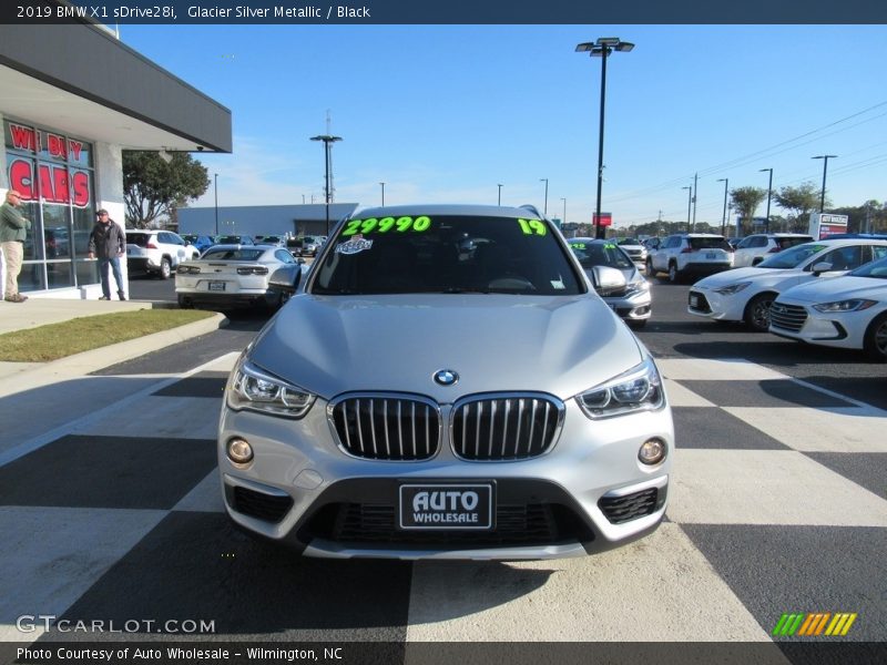 Glacier Silver Metallic / Black 2019 BMW X1 sDrive28i
