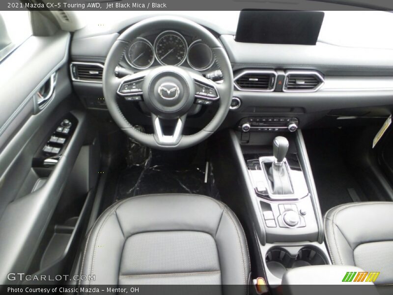 Jet Black Mica / Black 2021 Mazda CX-5 Touring AWD