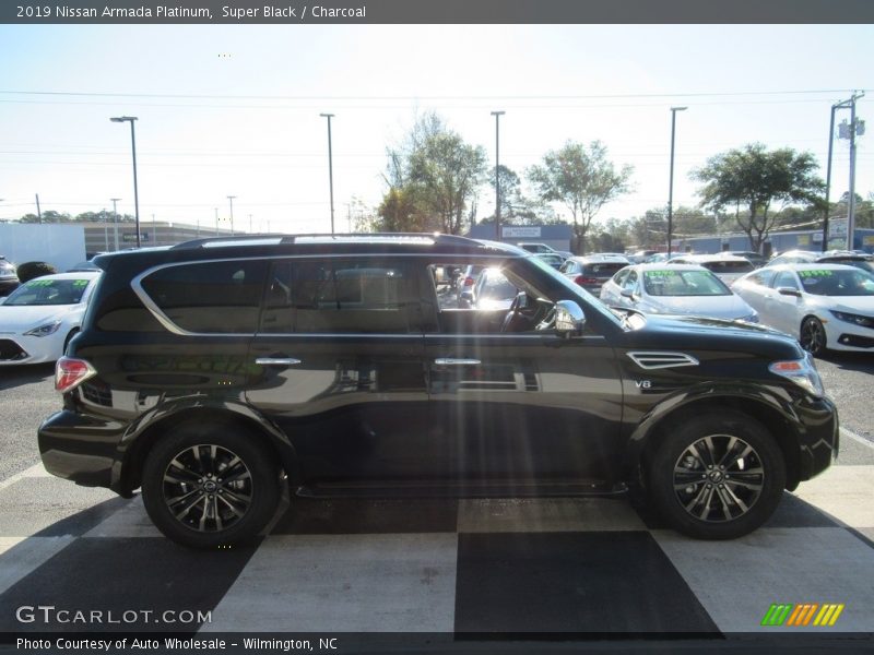 Super Black / Charcoal 2019 Nissan Armada Platinum