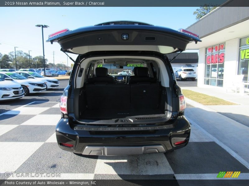 Super Black / Charcoal 2019 Nissan Armada Platinum