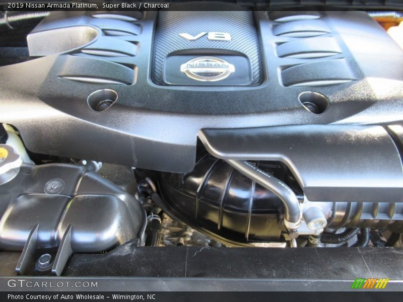 Super Black / Charcoal 2019 Nissan Armada Platinum