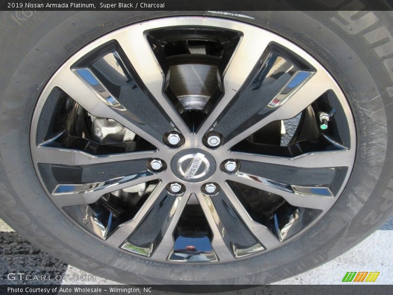 Super Black / Charcoal 2019 Nissan Armada Platinum